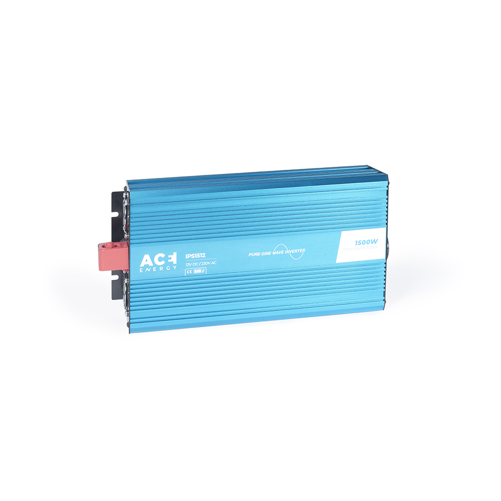 ACE Omvormer 12VDC/230AC + PRIO - 1500W