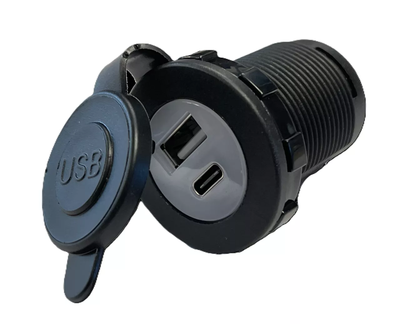 USB A + C aansluiting met LED 12/24 VDC VPE 1ST