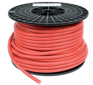 Dubbel geïsoleerde kabel rood 16 mm² VPE Haspel 50m