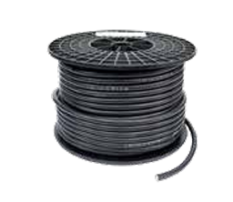 Dubbel geïsoleerde kabel zwart 120 mm² VPE Haspel 50m