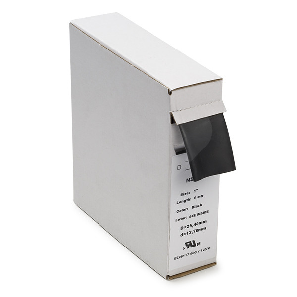 krimpkous 15,9 - 8,0 35mm2 & 50mm2 5m zwart VPE Doos 1m