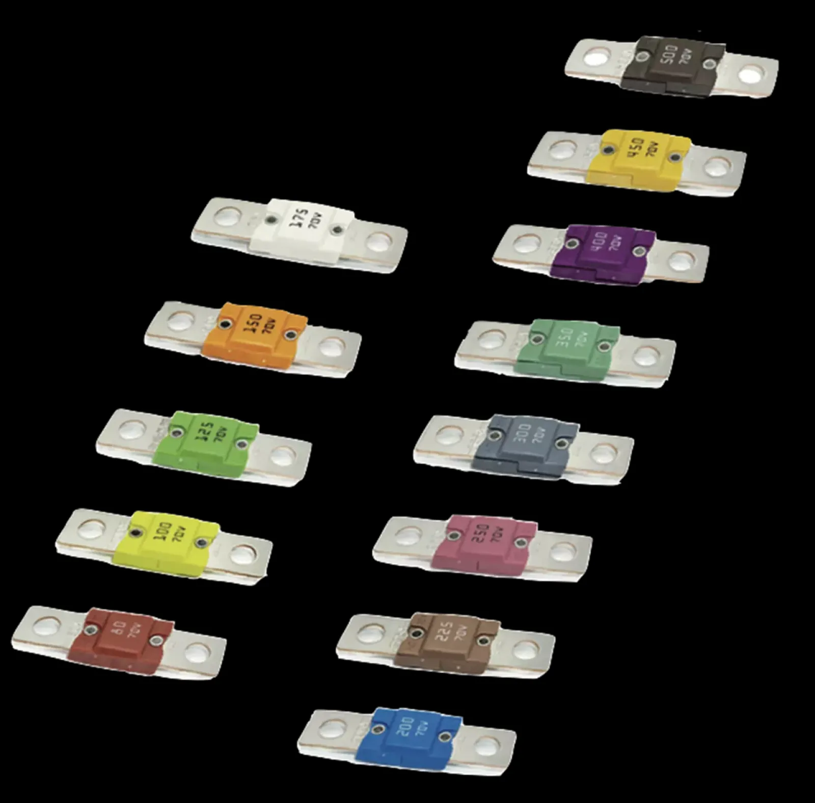 MEGA zekering DONKER GROEN 70V M8 350A VPE 1ST